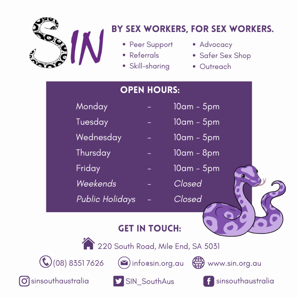 SIN Open Hours and Contact Details